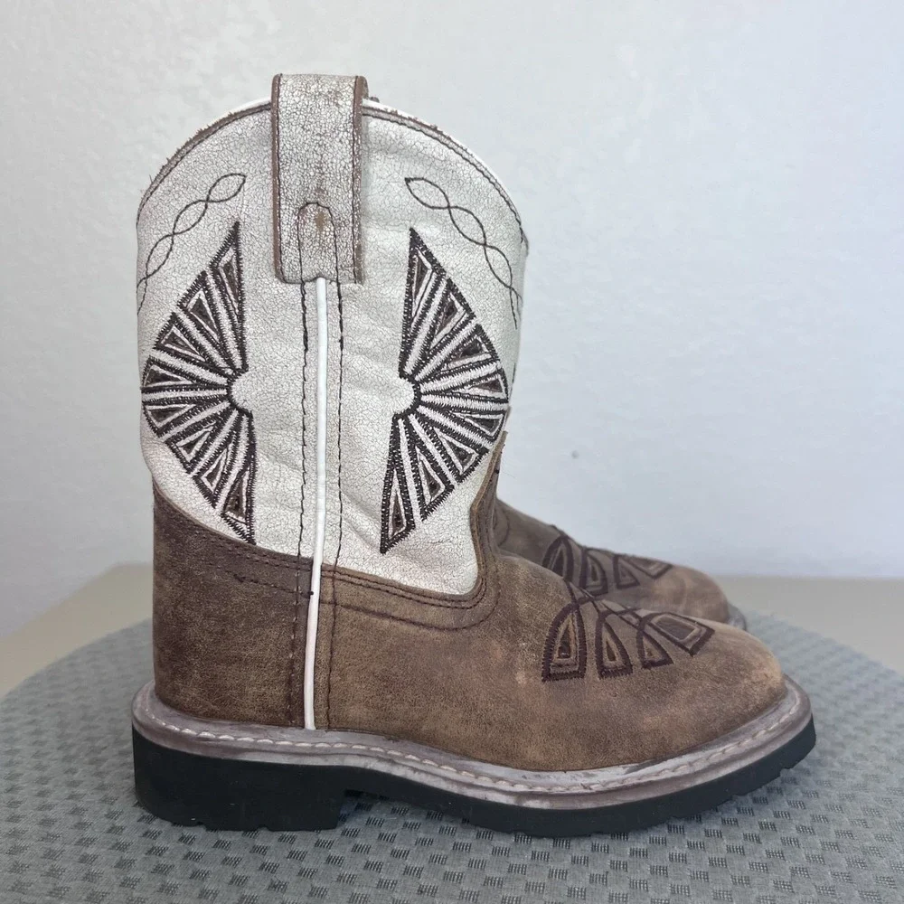 Dan Post Kids Lil Kite Days‎ Western Boots Youth 12 D Cowboy Ranch Outdoor